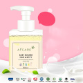 Gros bébé corps lait de chèvre gel douche naturel bio marque privée blanchissant gel douche gel nettoyant pour le corps